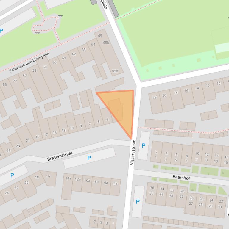 Kaart van postcodegebied 5022HD.