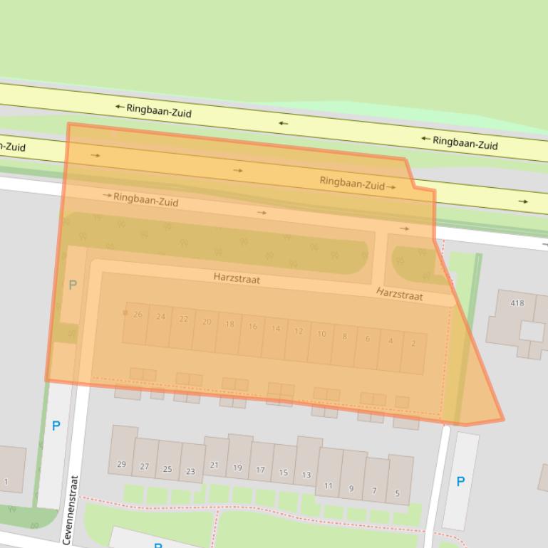 Kaart van postcodegebied 5022MC.