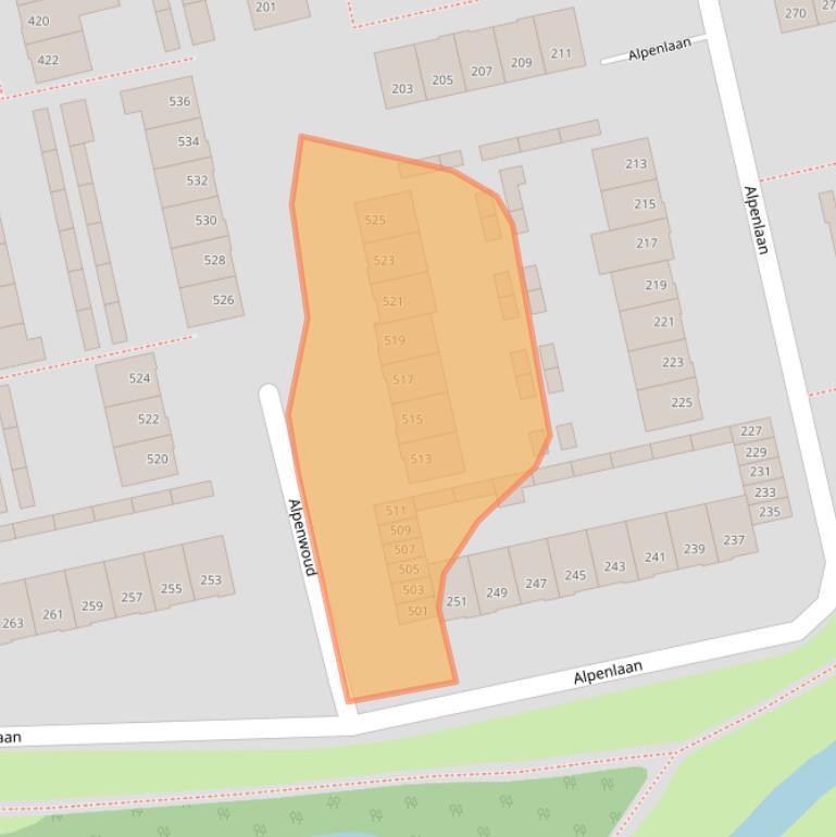 Kaart van postcodegebied 5022MK.