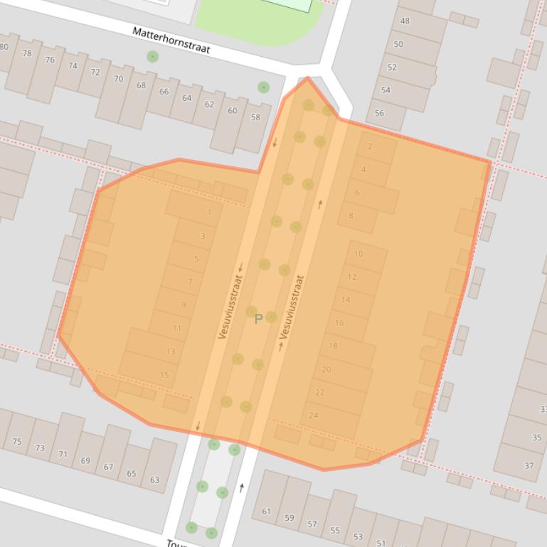 Kaart van postcodegebied 5022PD.