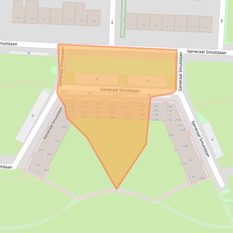 Kaart van postcodegebied 5025AD.