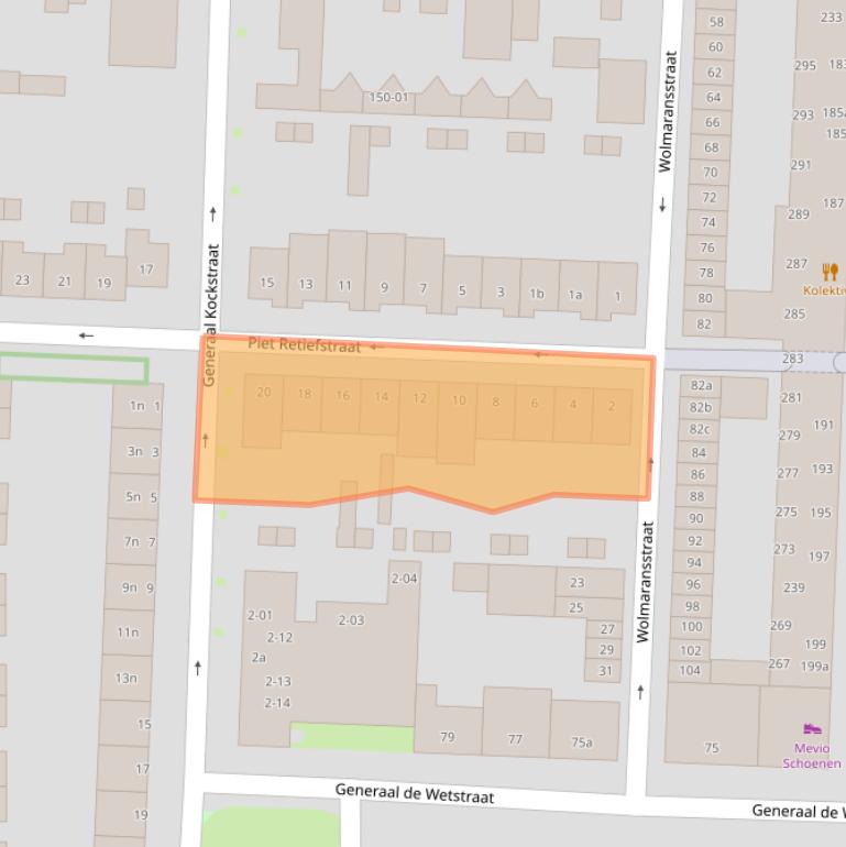 Kaart van postcodegebied 5025CC.