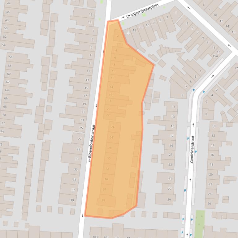 Kaart van postcodegebied 5025HJ.