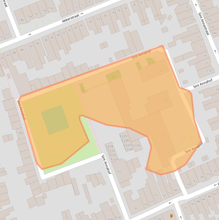 Kaart van postcodegebied 5025LP.
