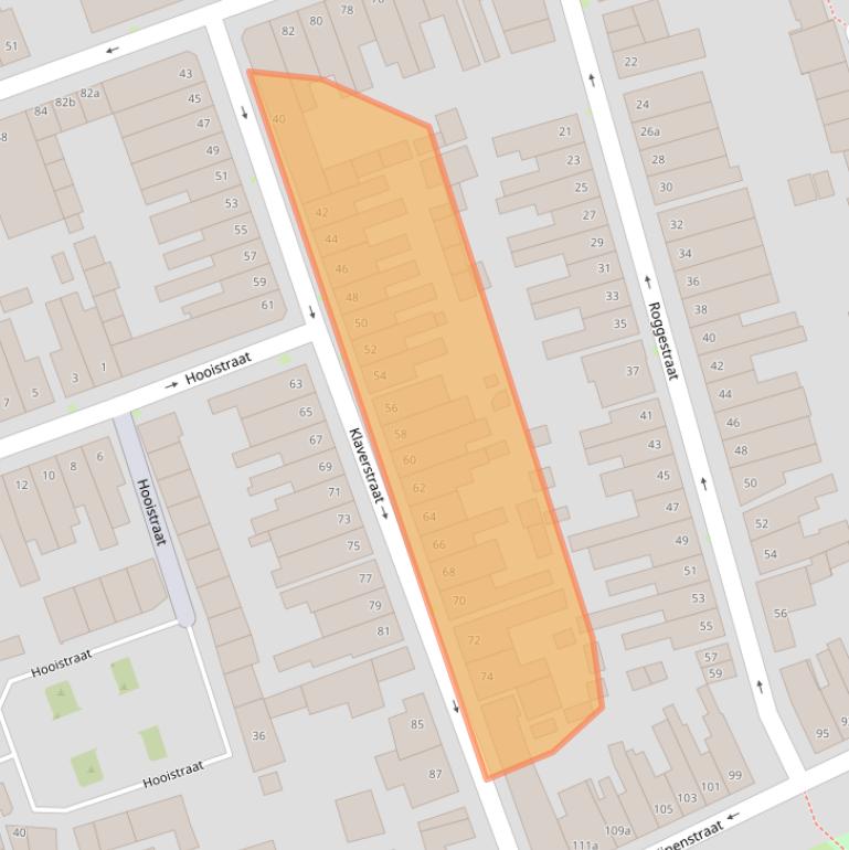 Kaart van postcodegebied 5025MD.
