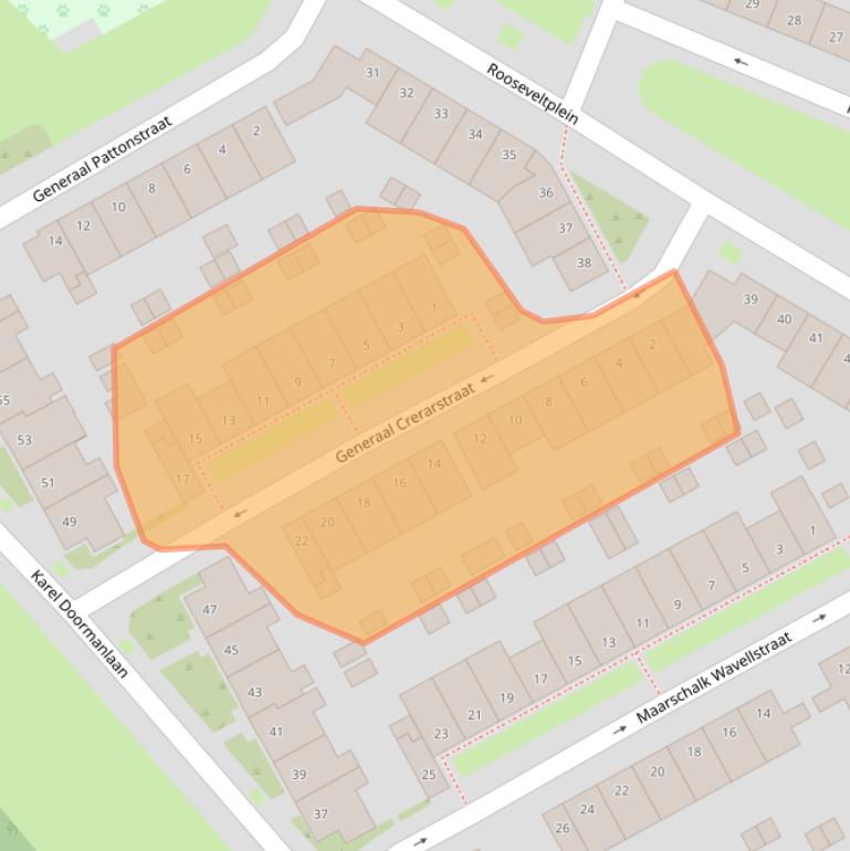 Kaart van postcodegebied 5025ZB.