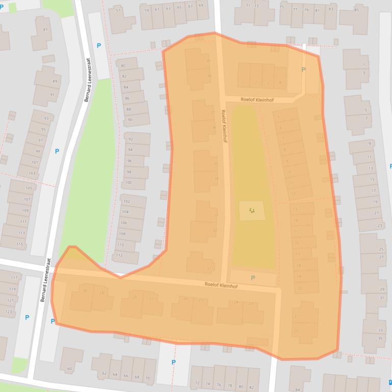 Kaart van postcodegebied 5026DH.