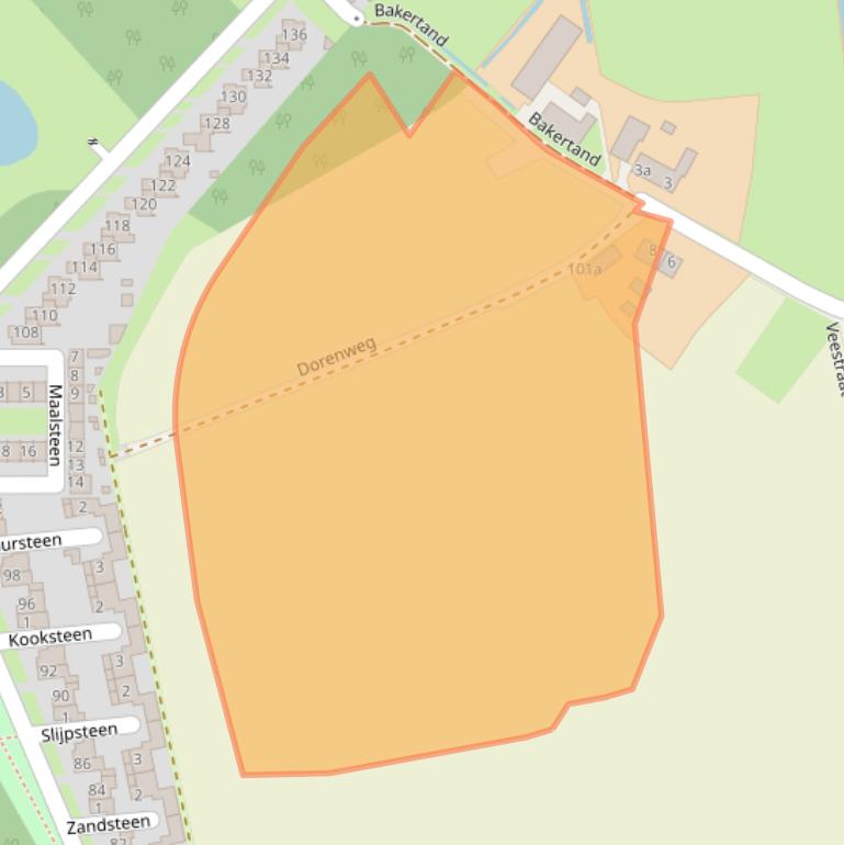 Kaart van postcodegebied 5026PL.