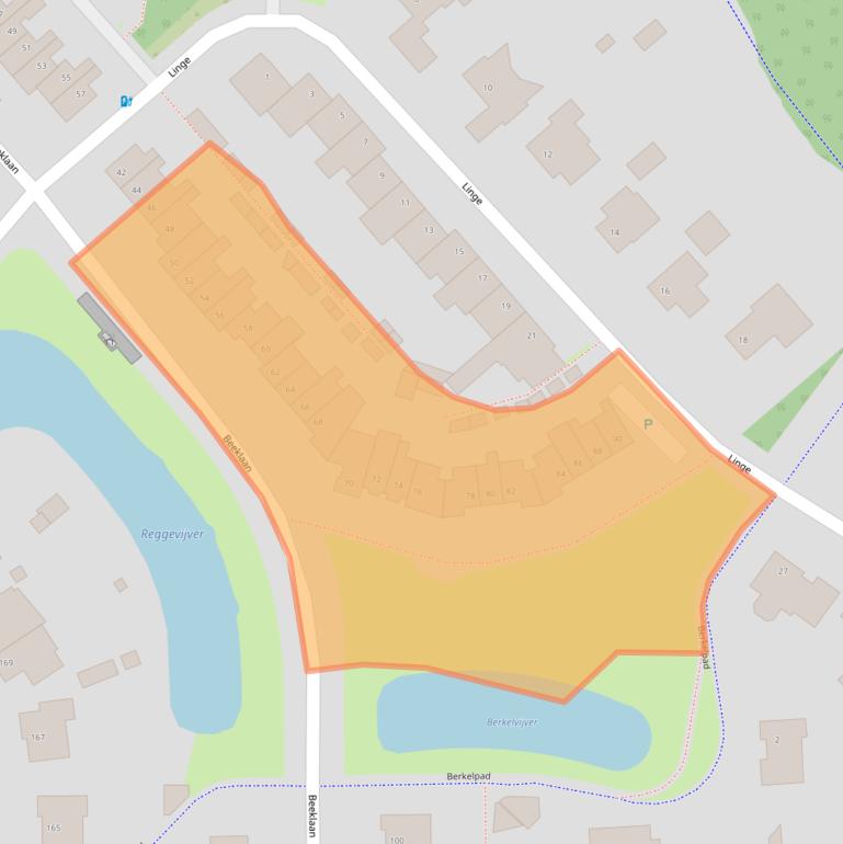 Kaart van postcodegebied 5032AG.