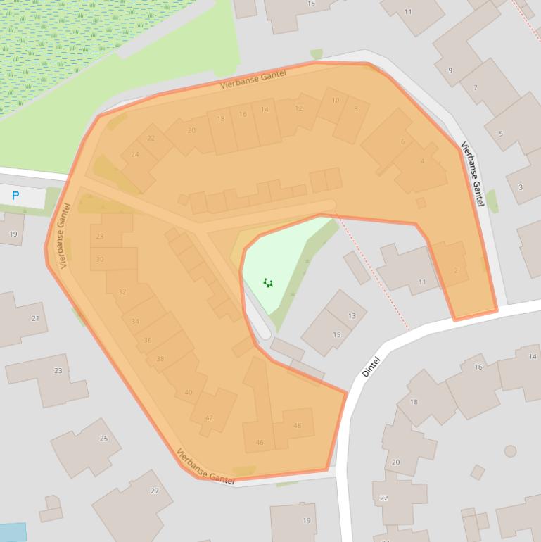 Kaart van postcodegebied 5032CL.