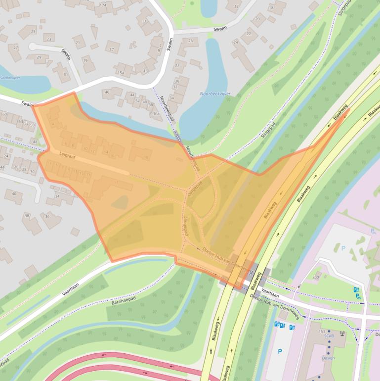 Kaart van postcodegebied 5032EJ.