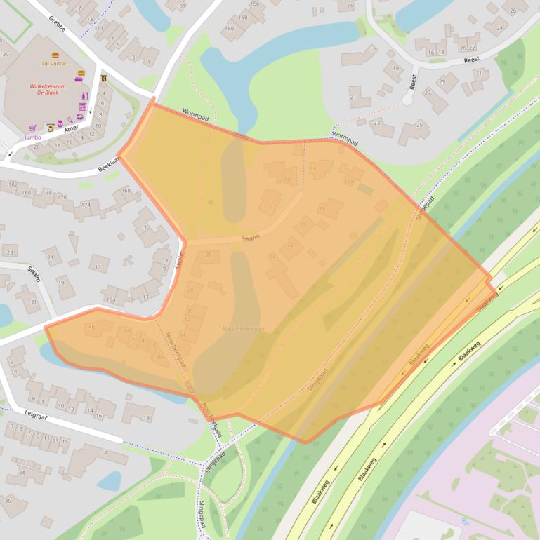 Kaart van postcodegebied 5032EL.