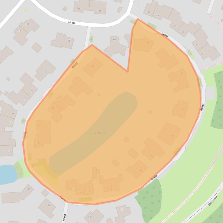 Kaart van postcodegebied 5032EP.