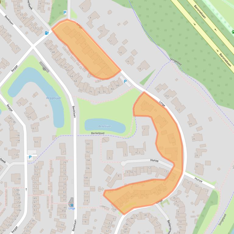 Kaart van postcodegebied 5032EV.