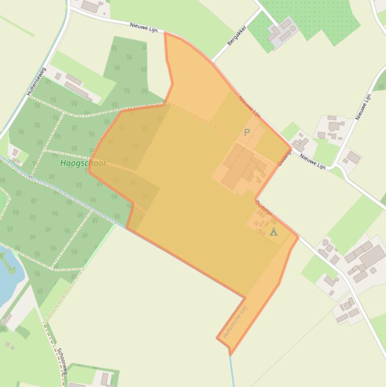 Kaart van postcodegebied 5032PC.
