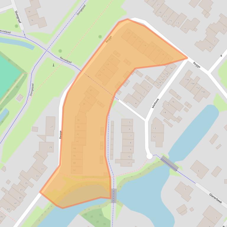 Kaart van postcodegebied 5032RH.