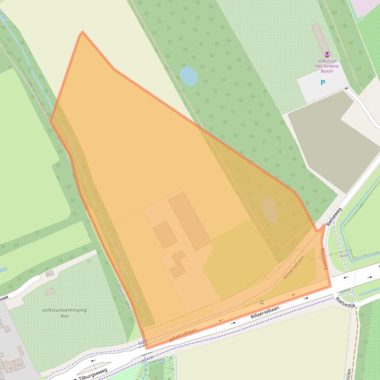Kaart van postcodegebied 5032SG.