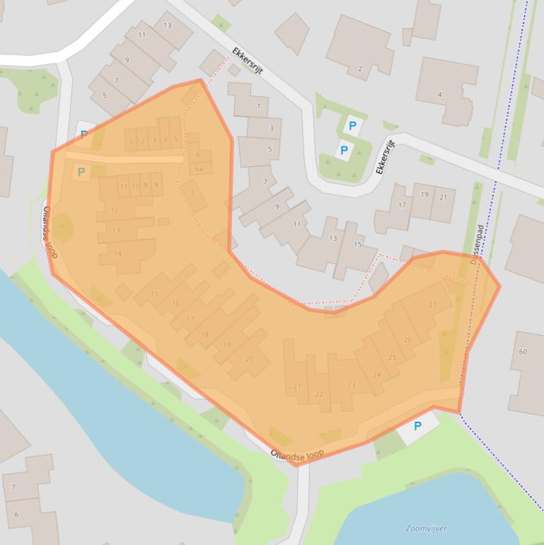 Kaart van postcodegebied 5032WJ.