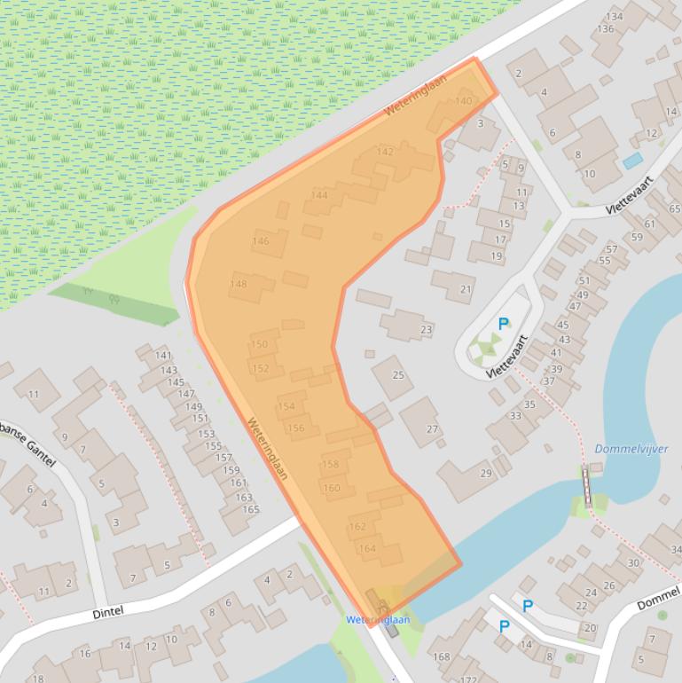 Kaart van postcodegebied 5032XV.