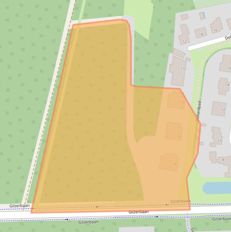 Kaart van postcodegebied 5032ZG.