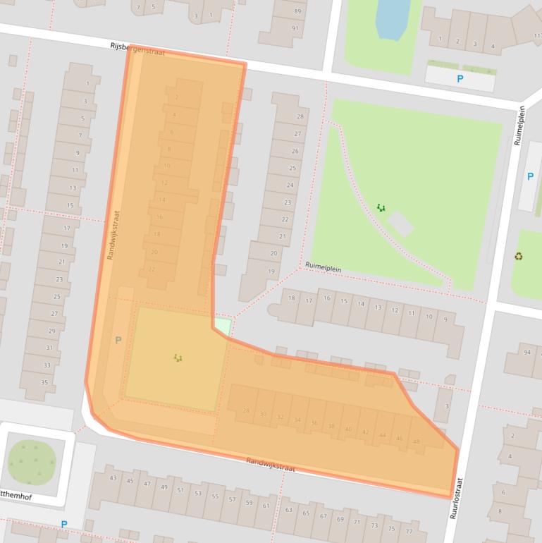 Kaart van postcodegebied 5035AN.
