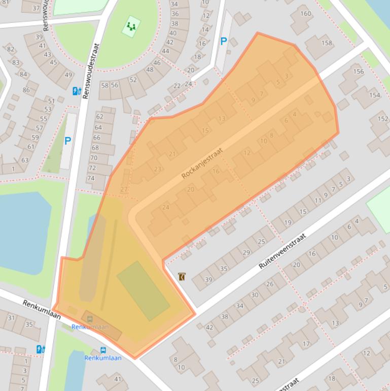 Kaart van postcodegebied 5035DM.