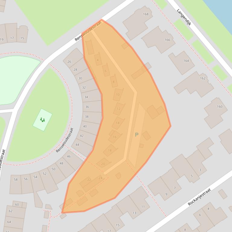 Kaart van postcodegebied 5035EK.