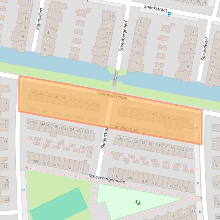 Kaart van postcodegebied 5035GB.