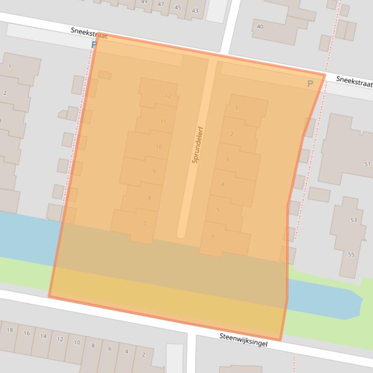 Kaart van postcodegebied 5035HM.