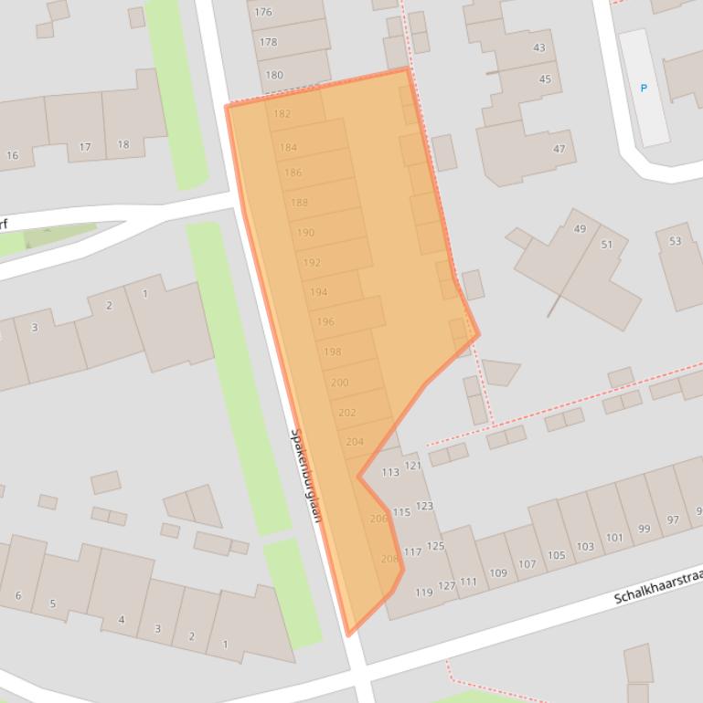 Kaart van postcodegebied 5035JE.