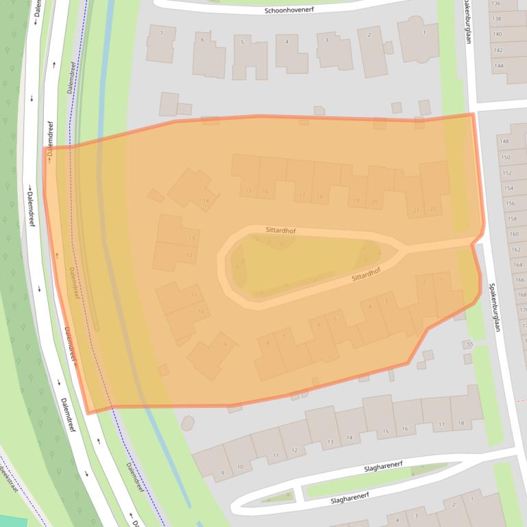 Kaart van postcodegebied 5035JM.