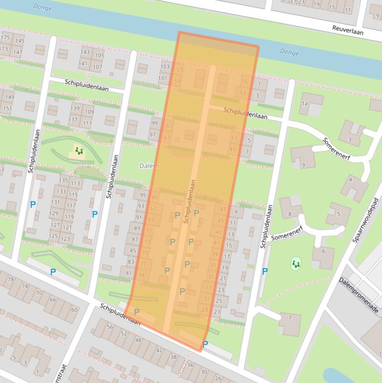 Kaart van postcodegebied 5035KC.