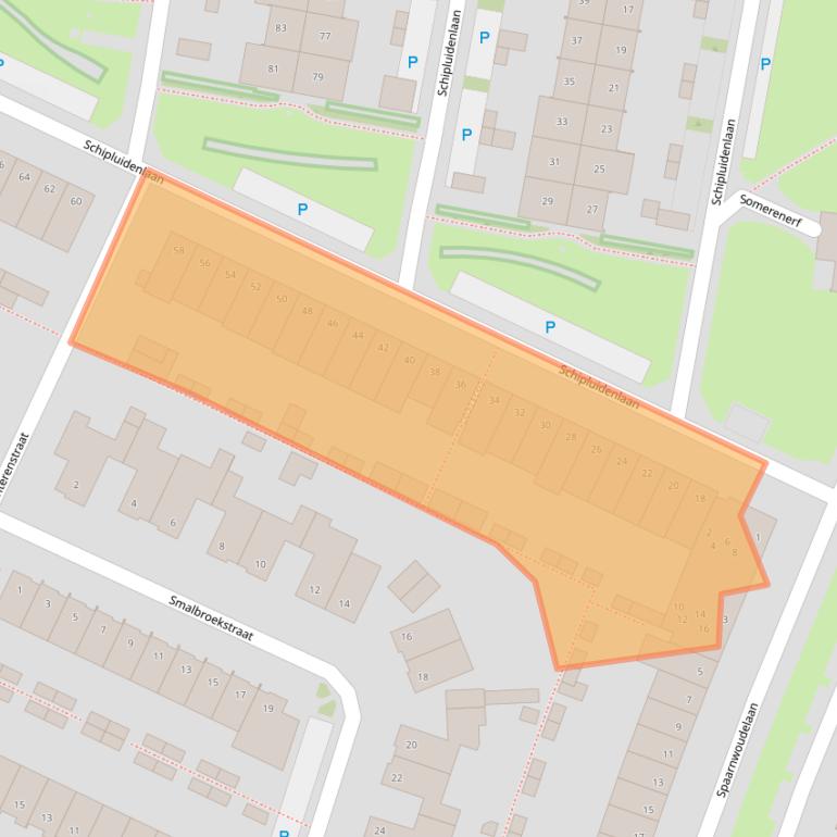 Kaart van postcodegebied 5035KJ.