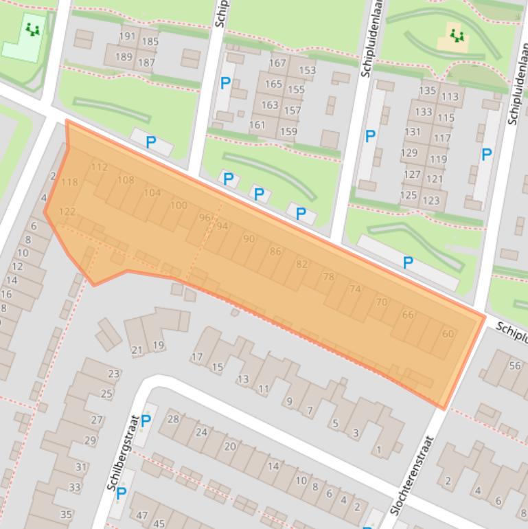 Kaart van postcodegebied 5035KK.