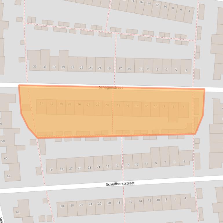 Kaart van postcodegebied 5035LD.