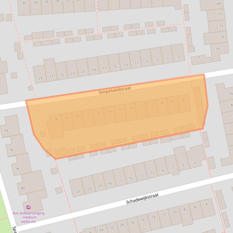 Kaart van postcodegebied 5035LJ.