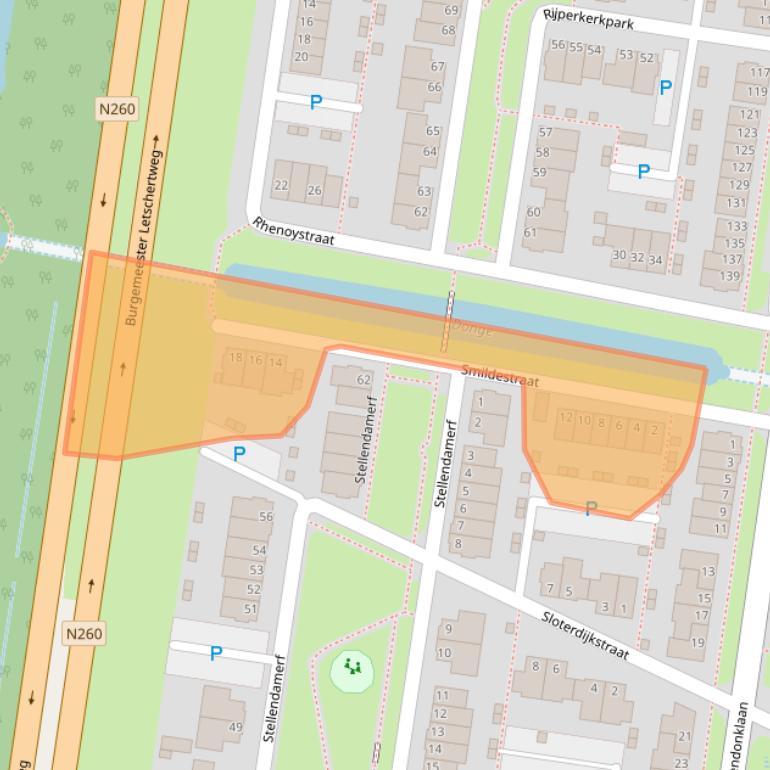 Kaart van postcodegebied 5035MD.
