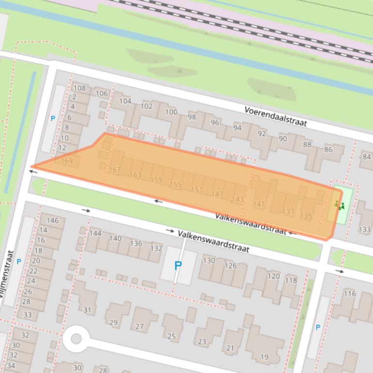 Kaart van postcodegebied 5036SK.