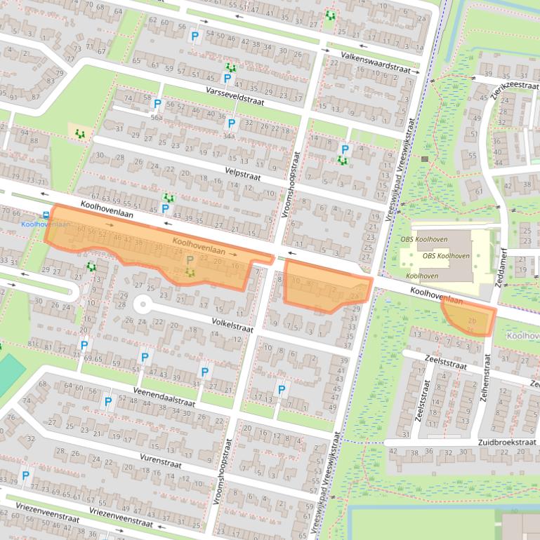 Kaart van postcodegebied 5036TN.