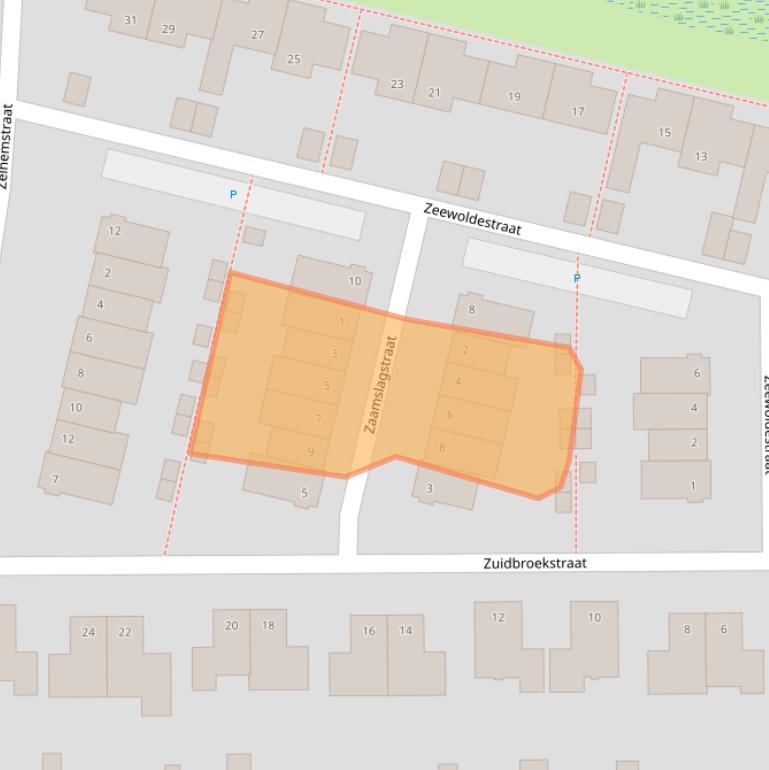 Kaart van postcodegebied 5036XD.