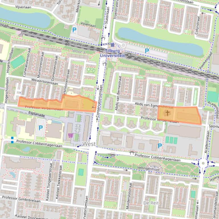 Kaart van postcodegebied 5037AD.