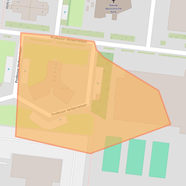 Kaart van postcodegebied 5037AE.