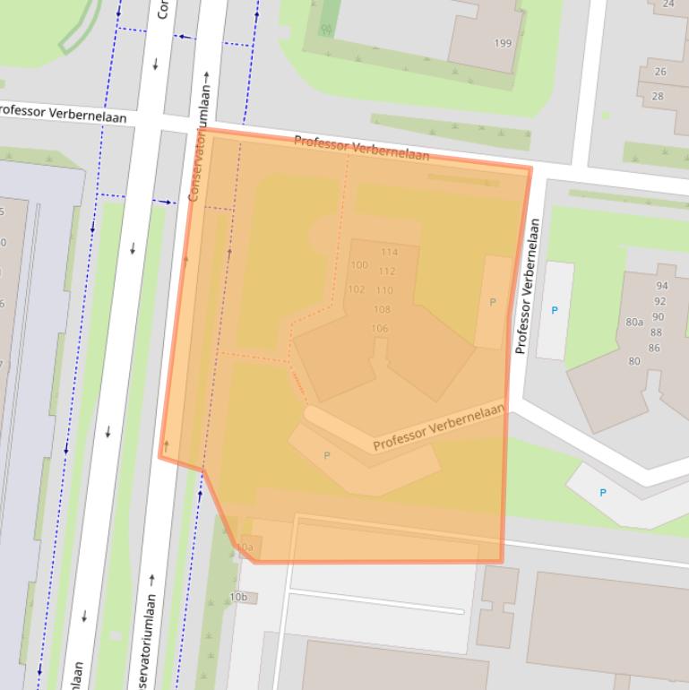 Kaart van postcodegebied 5037AK.