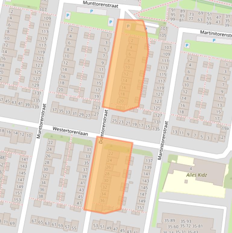 Kaart van postcodegebied 5037AS.