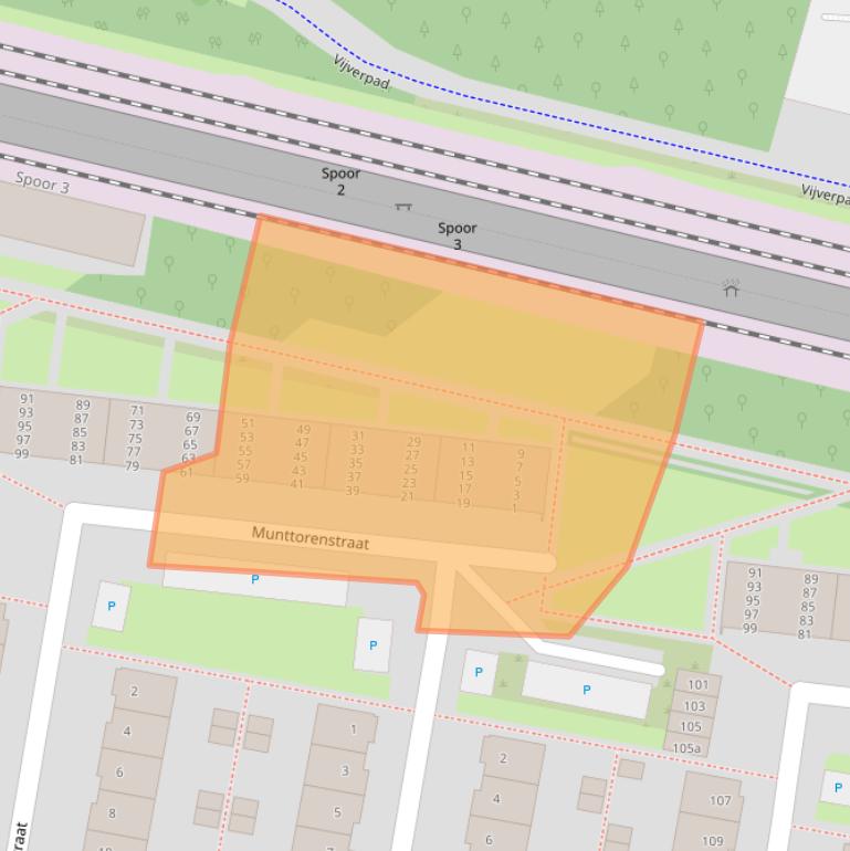 Kaart van postcodegebied 5037AX.