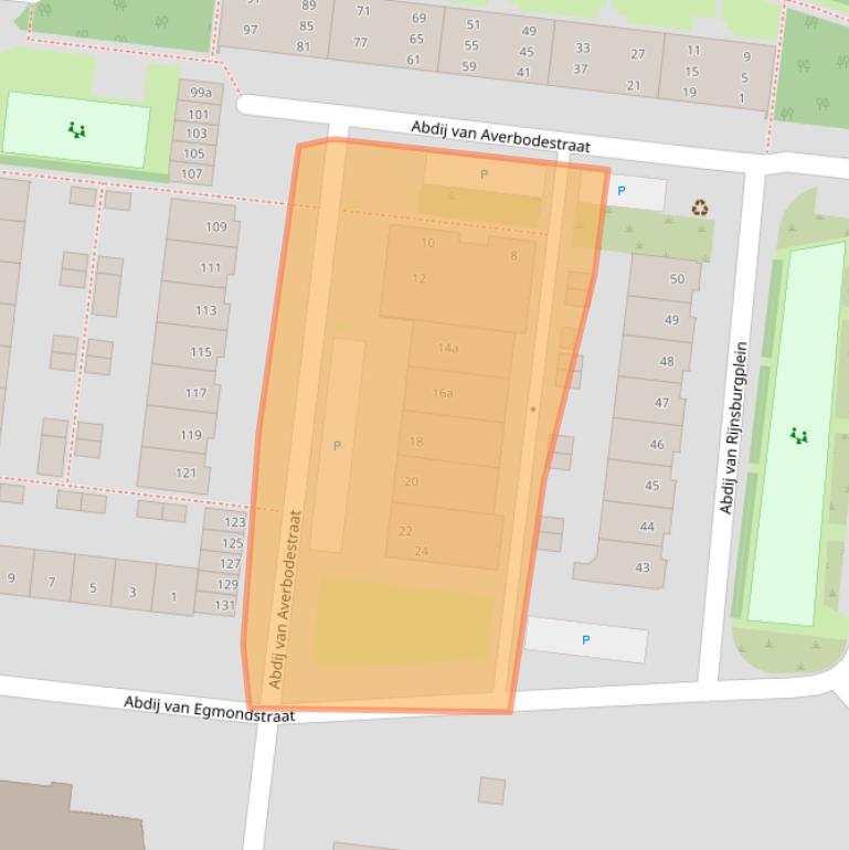 Kaart van postcodegebied 5037CB.