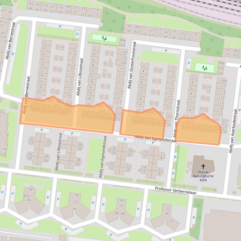 Kaart van postcodegebied 5037CR.