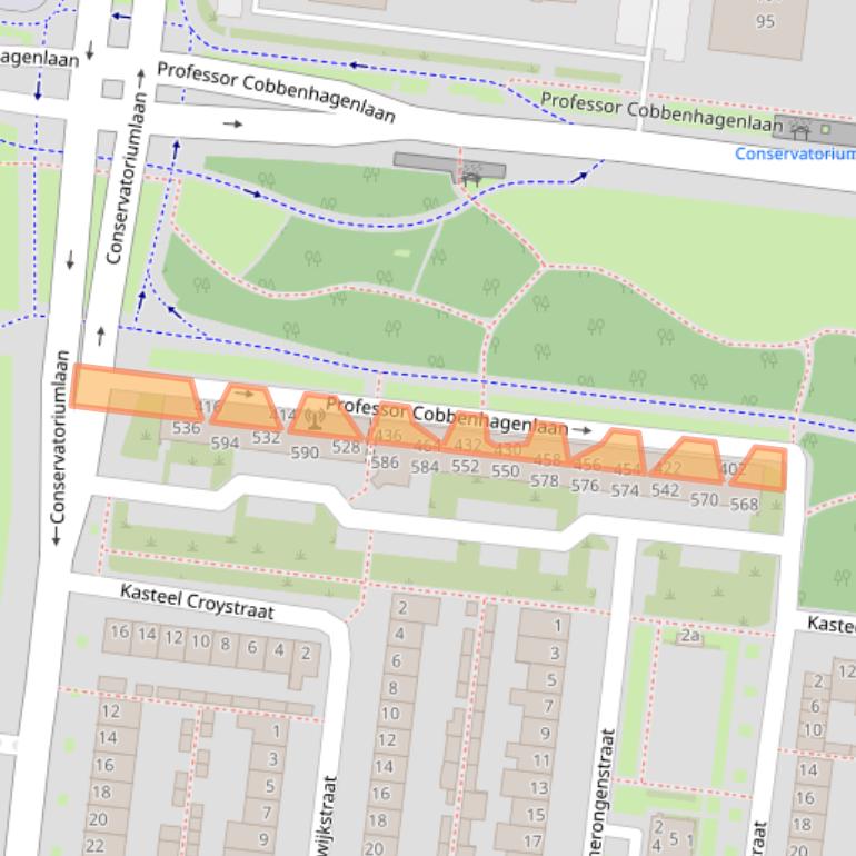 Kaart van postcodegebied 5037DJ.
