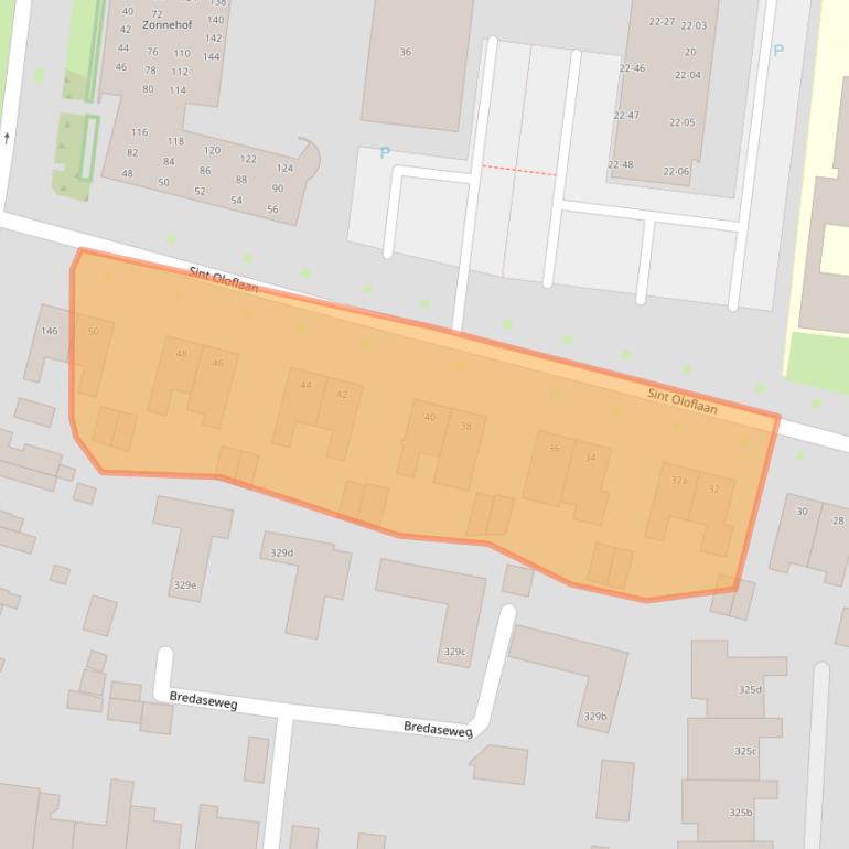 Kaart van postcodegebied 5037ES.