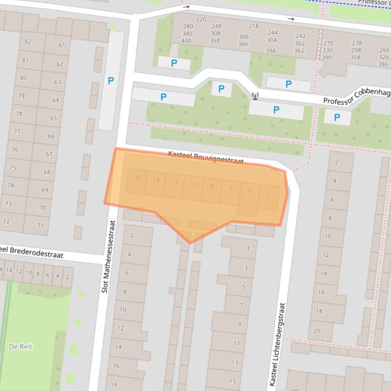 Kaart van postcodegebied 5037HD.